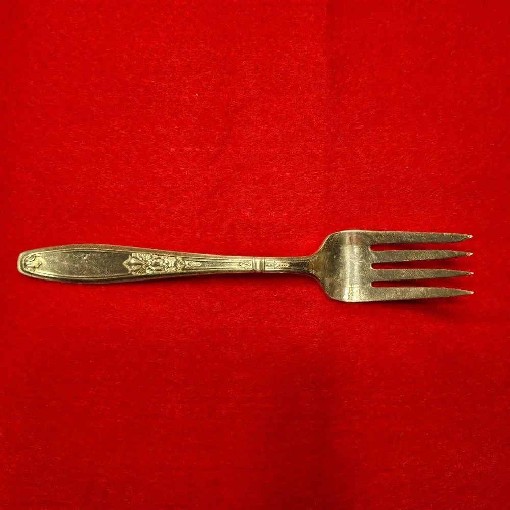 1847 Rogers Bros Silver-Plate Silverware - Lot of 11 Salad Forks w/Silvercloth